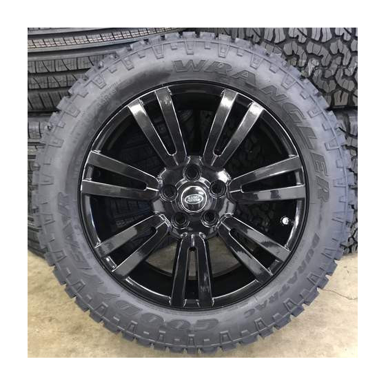 Sett med originale 19" felger & Good Year Duratrac dekk L319